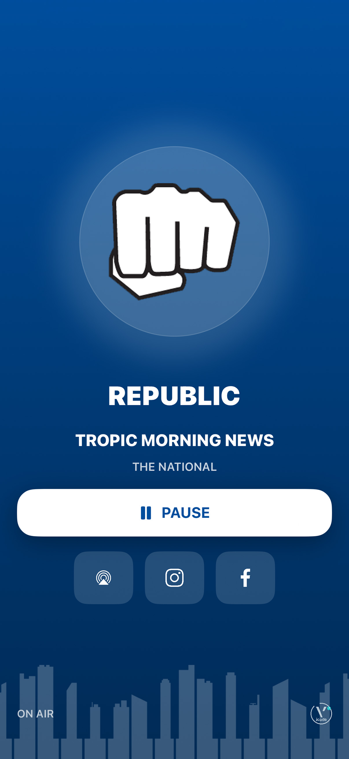 Republic Radio app preview
